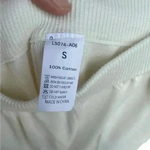 Amazon Wide leg pants for women, high waisted pants Ivory size small - Picture 5 of 9